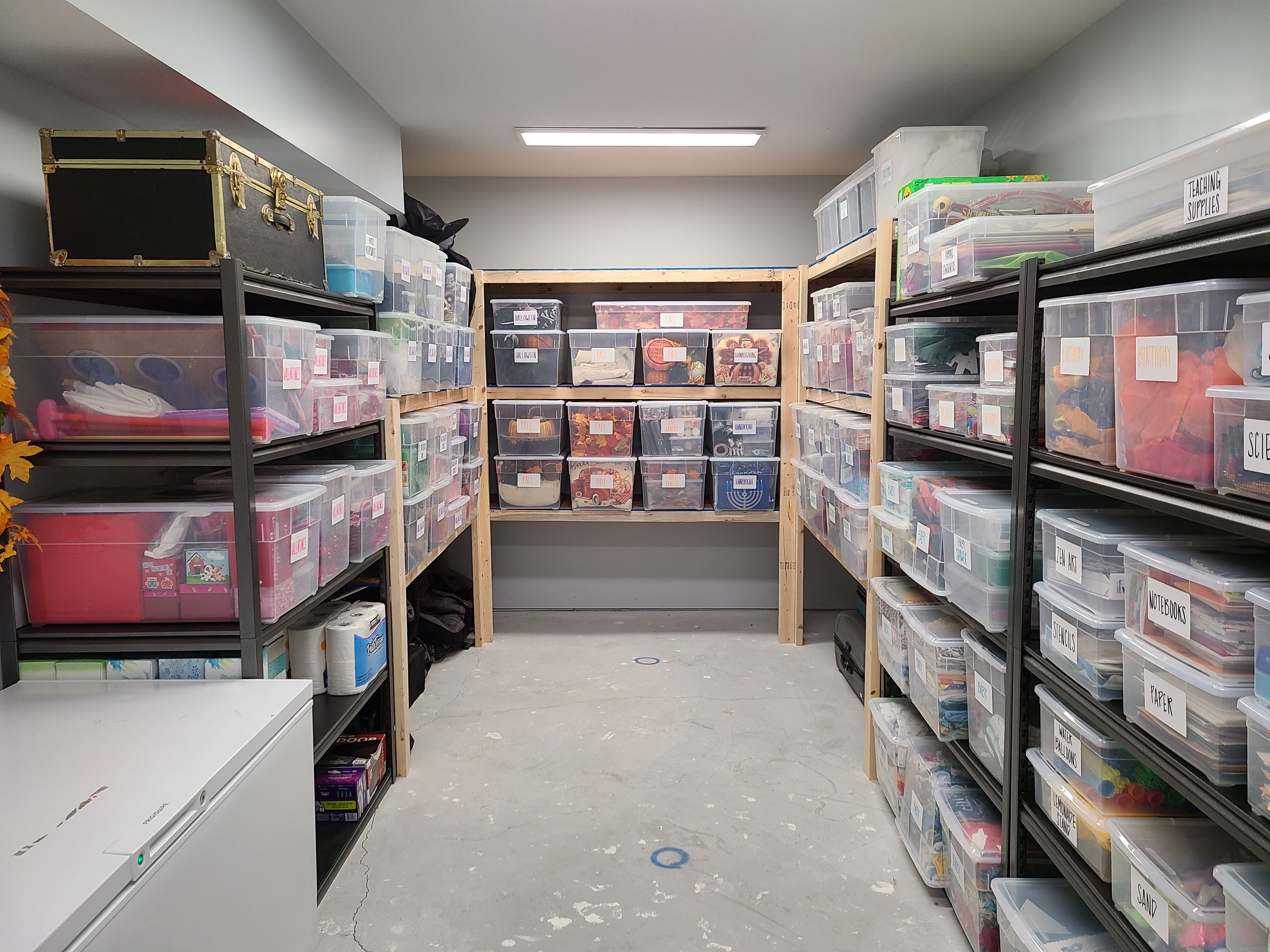 After: Storage Room Transformation by Organize Joy