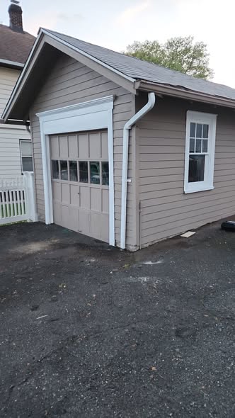 Garage exterior