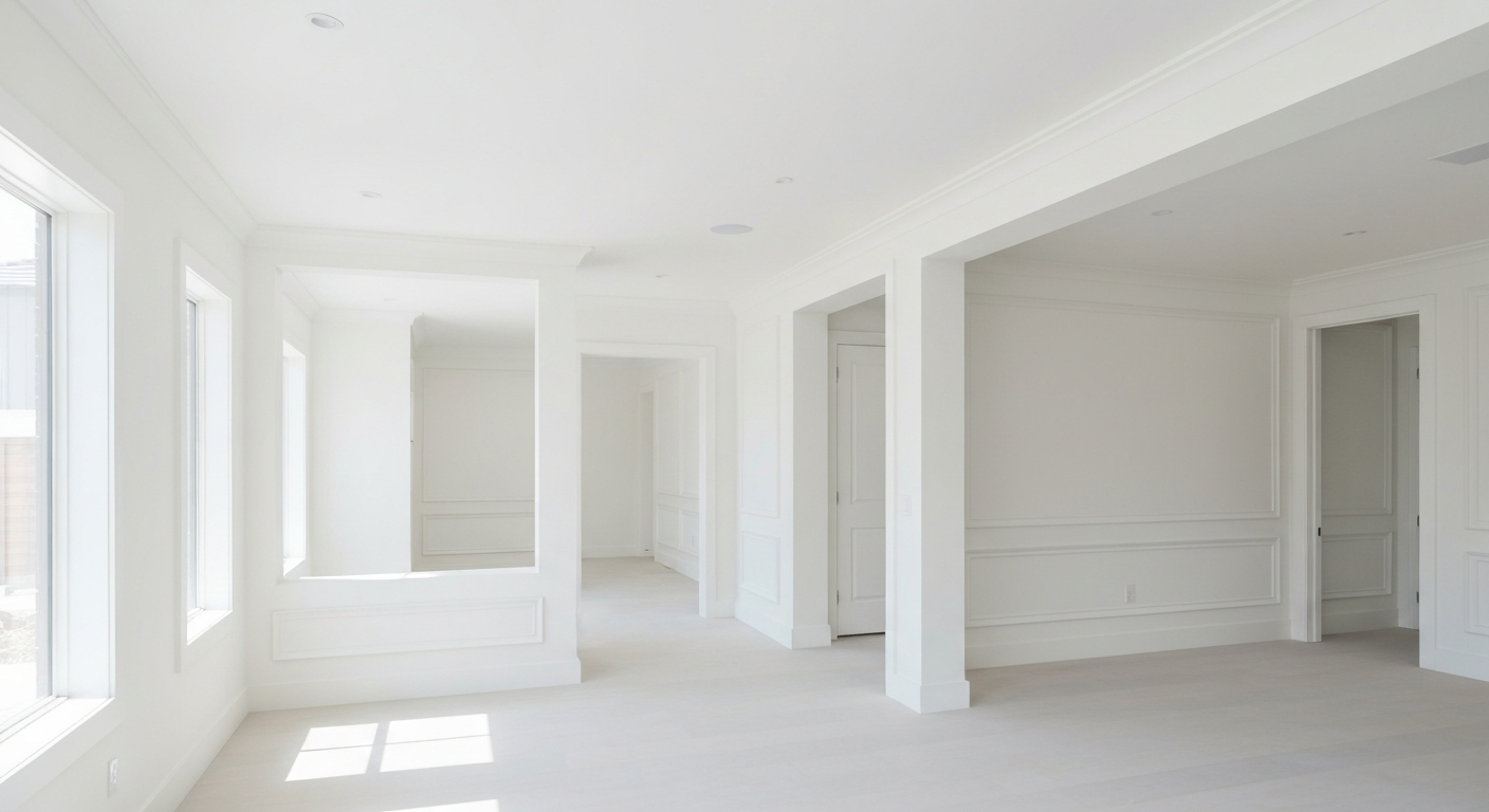 High quality residential house interior painting