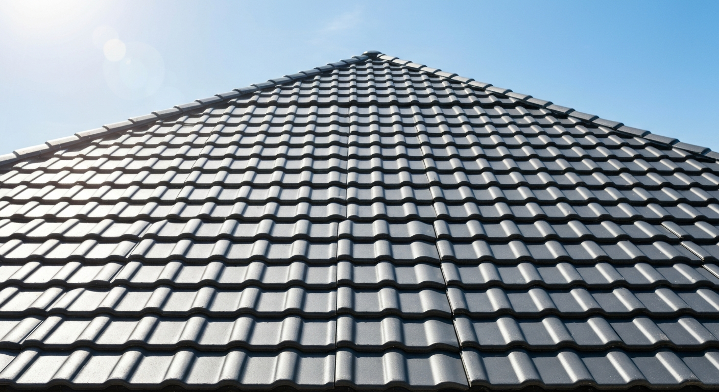 Modern residential roof