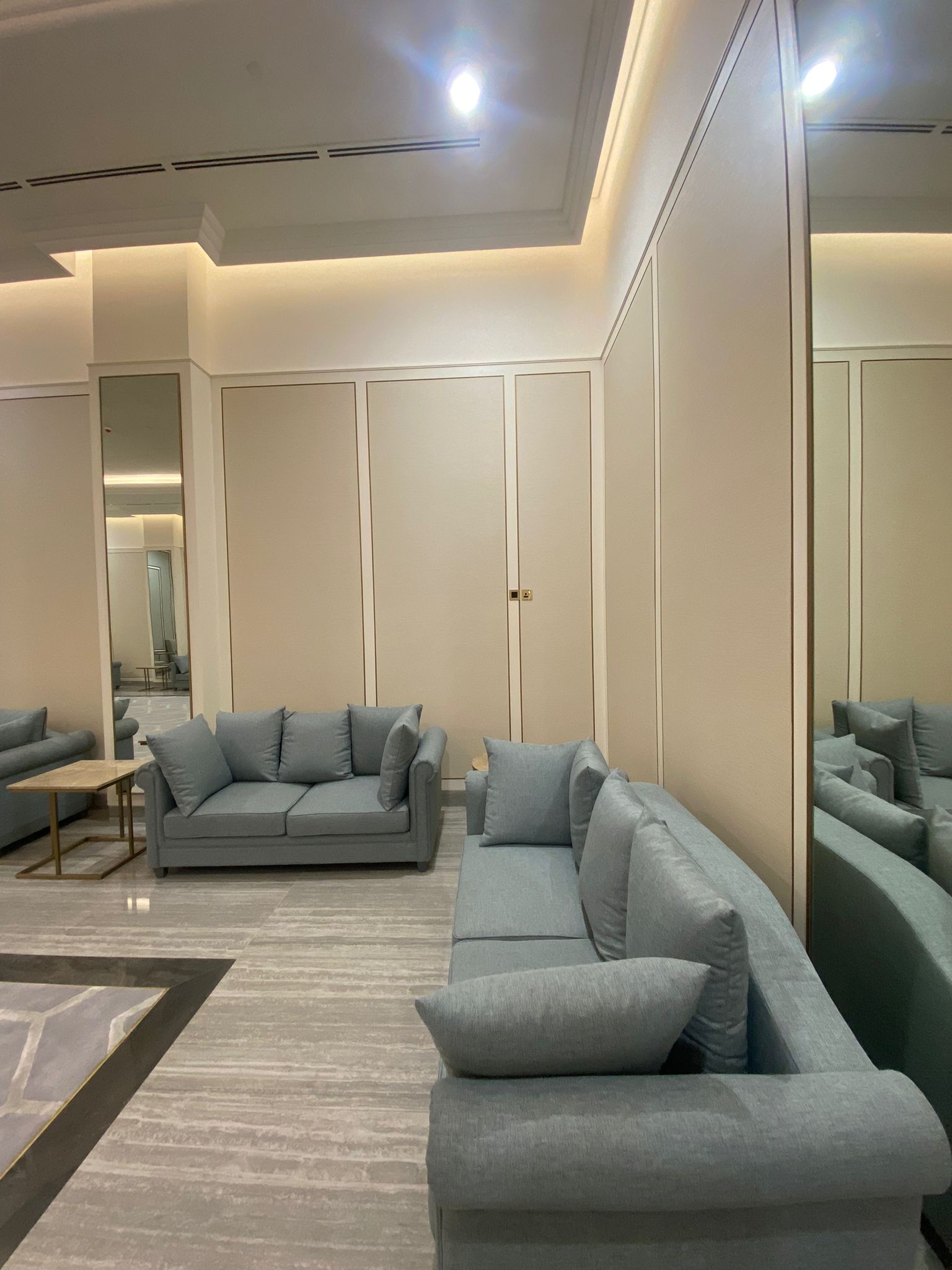 NECC executive office with premium VESCOM wallpaper finish