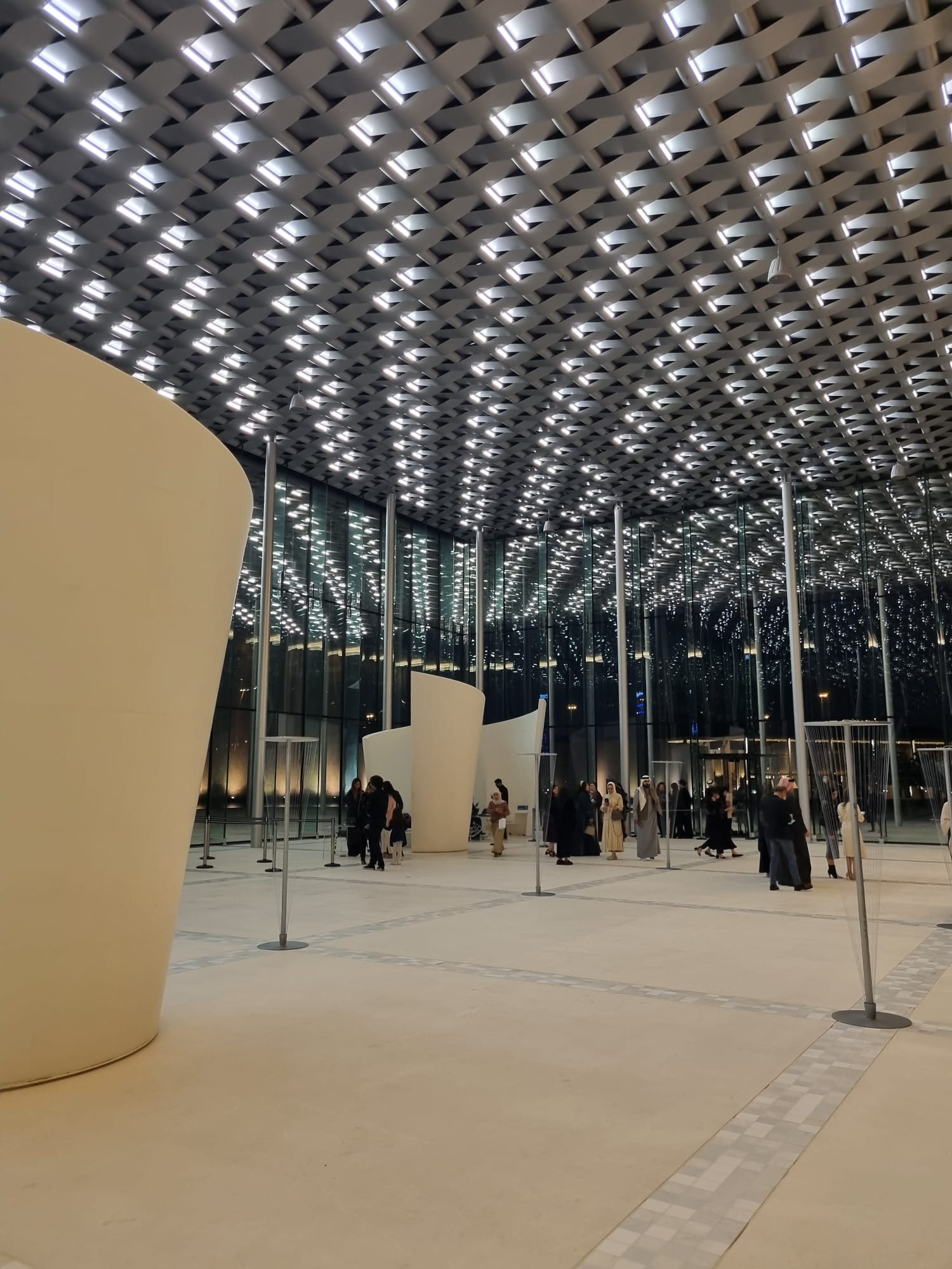 Bahrain National Museum architectural ceiling with Barrilux installation
