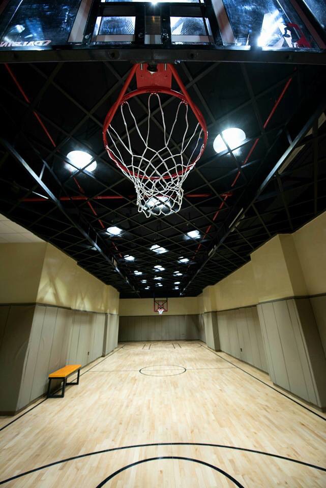 Juffair Heights sports flooring surface detail