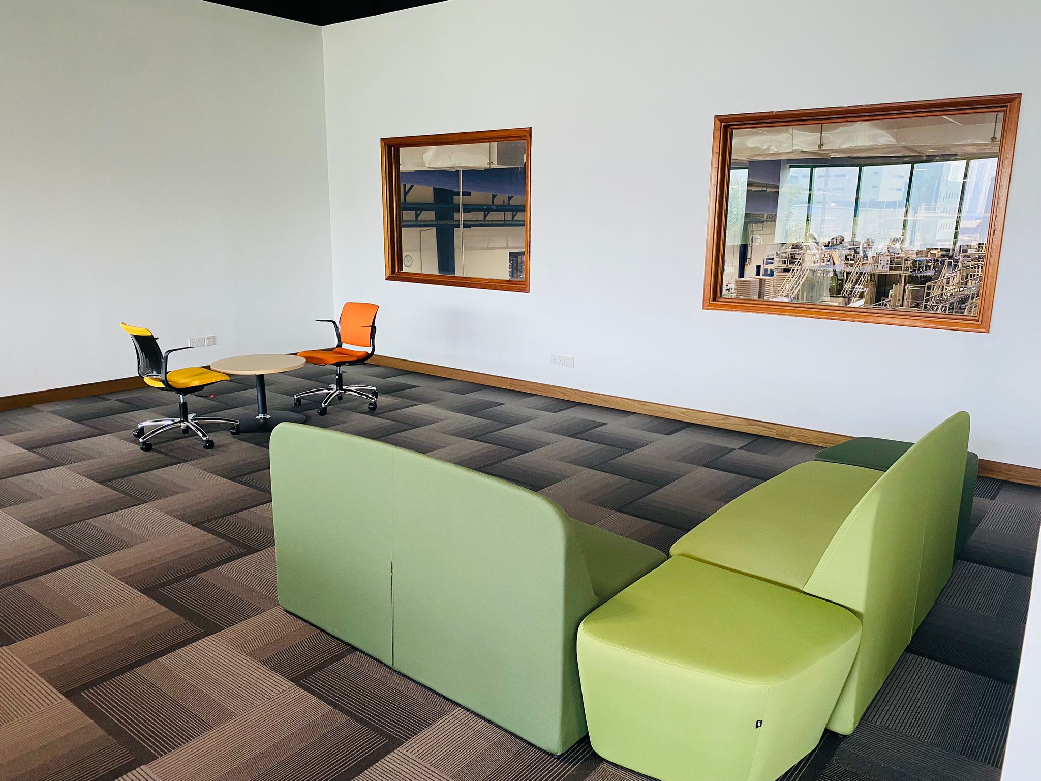 Arla Project carpet tile pattern and layout detail