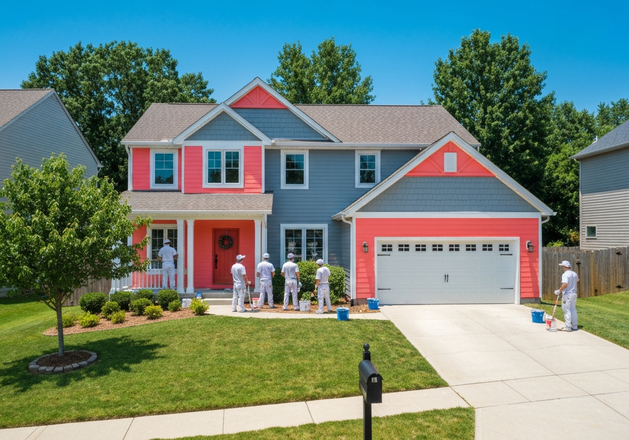 Professional exterior painting