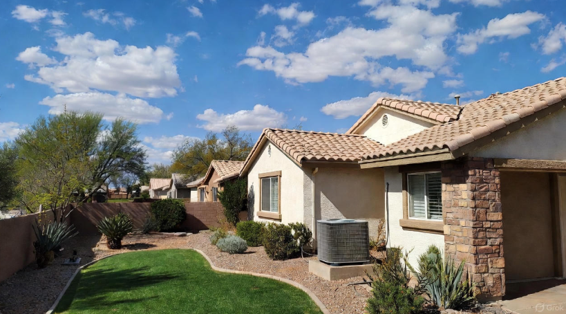 Goodyear AZ Home with AC Unit background