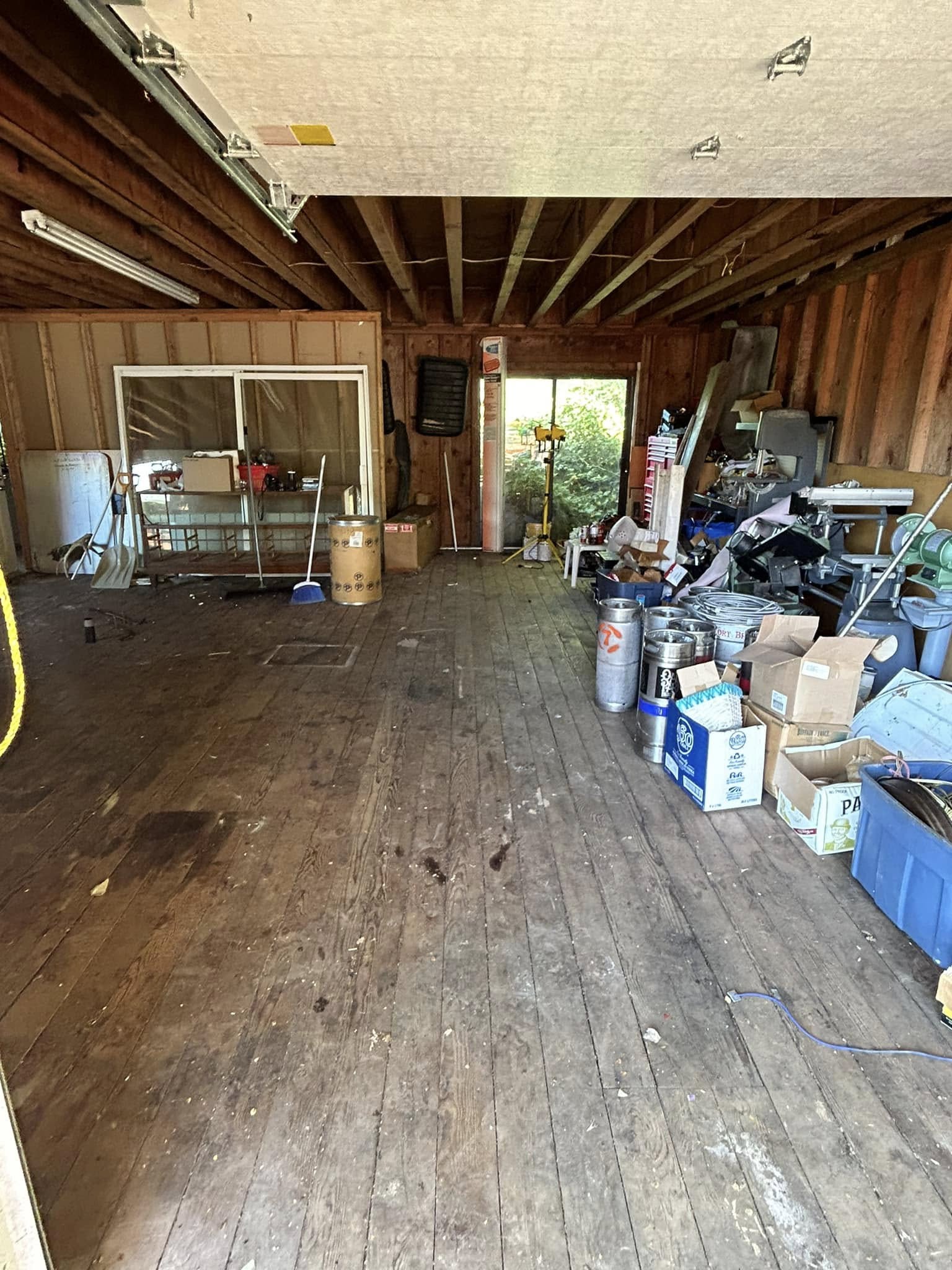 Garage cleanout after – cleared space in Grants Pass