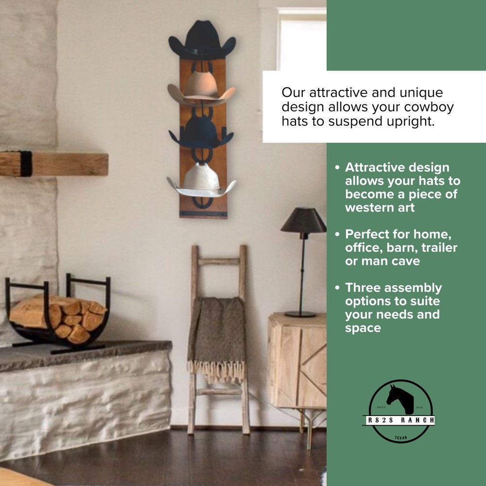 Cowboy Hat Rack Feature