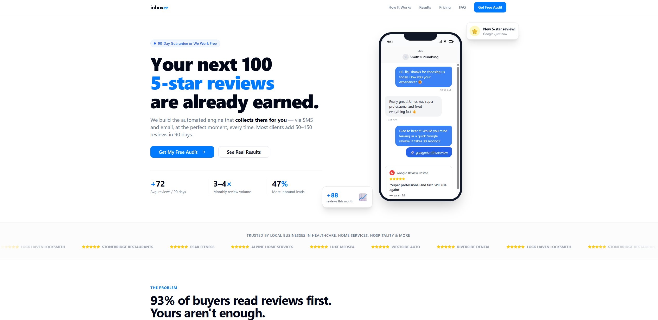 Inboxer Engine Demo website preview