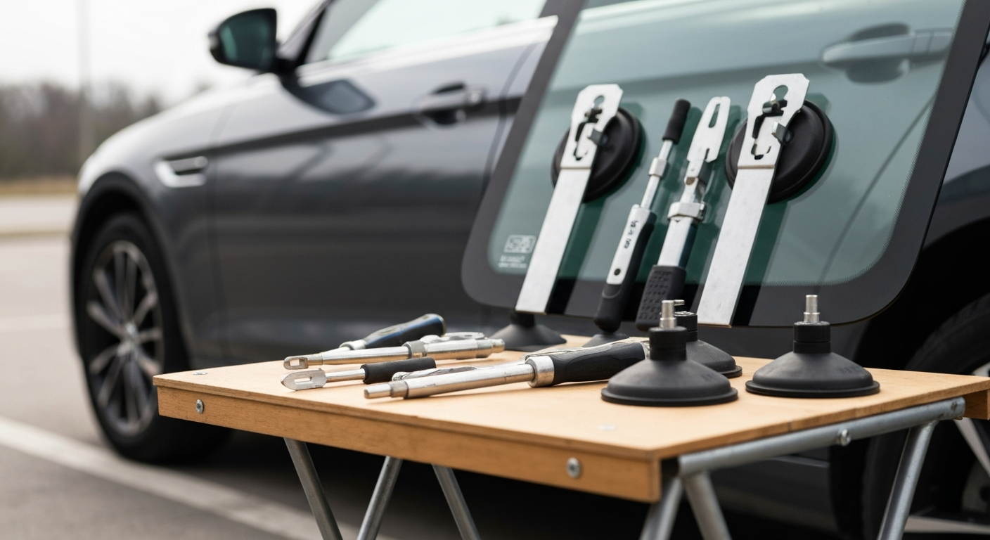 Auto Glass Repair Process