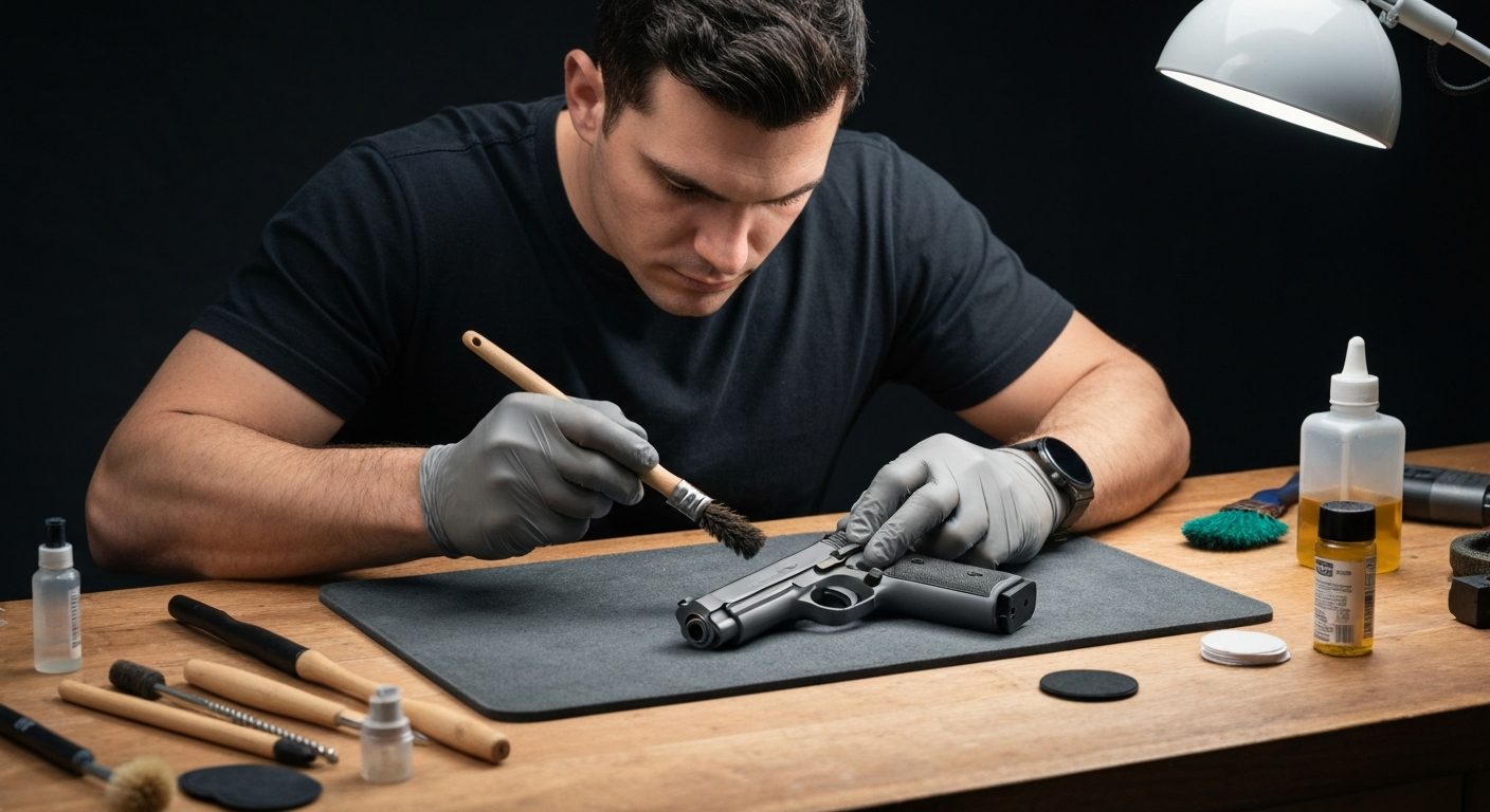 How to Properly Clean and Maintain Your Handgun