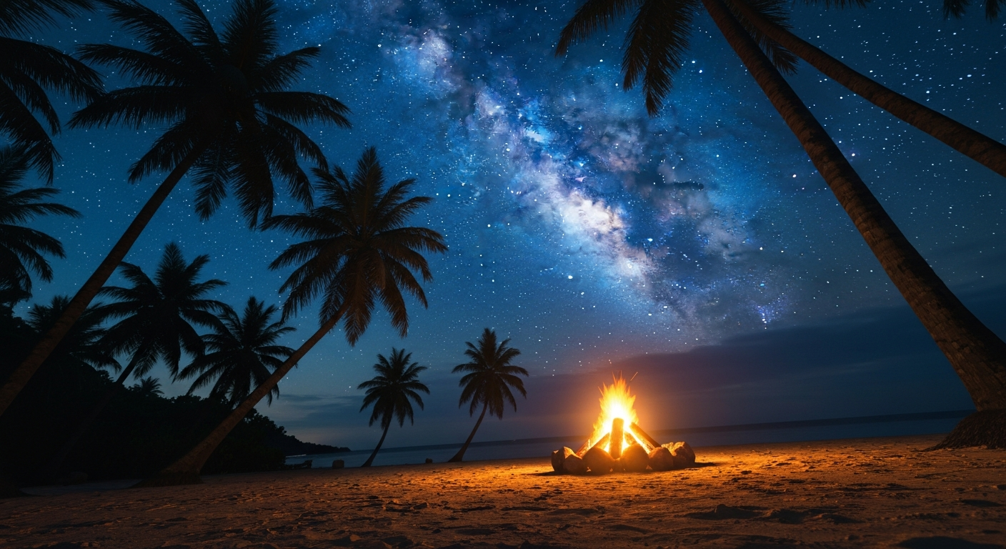 Hammock on the beach