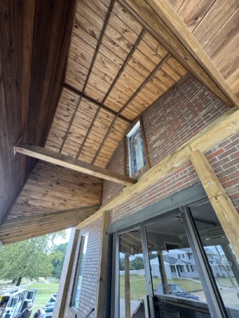 Custom Wood Ceiling & Porch in Alabama