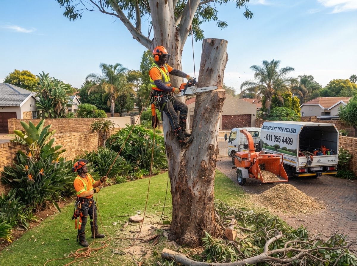 Tree Felling work example 2 — JMT Handyman Services