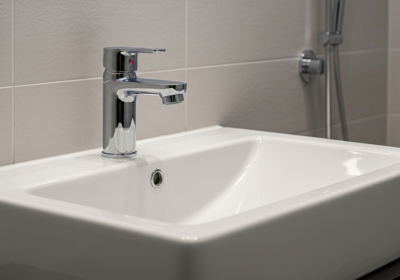 Modern bathroom fixtures