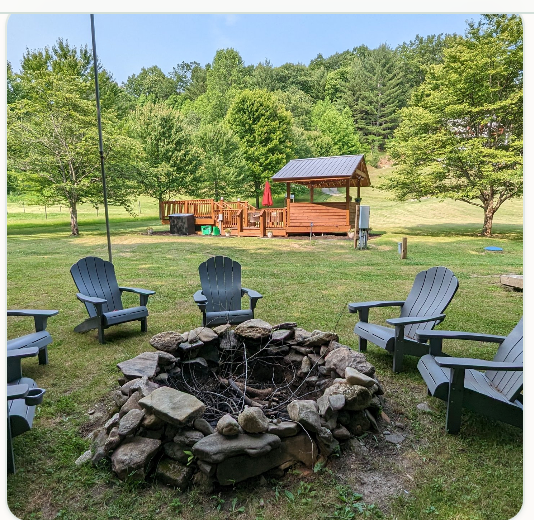 Fire pit area