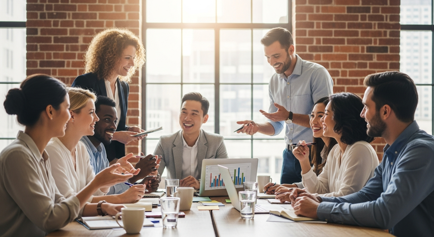 Diverse group learning together
