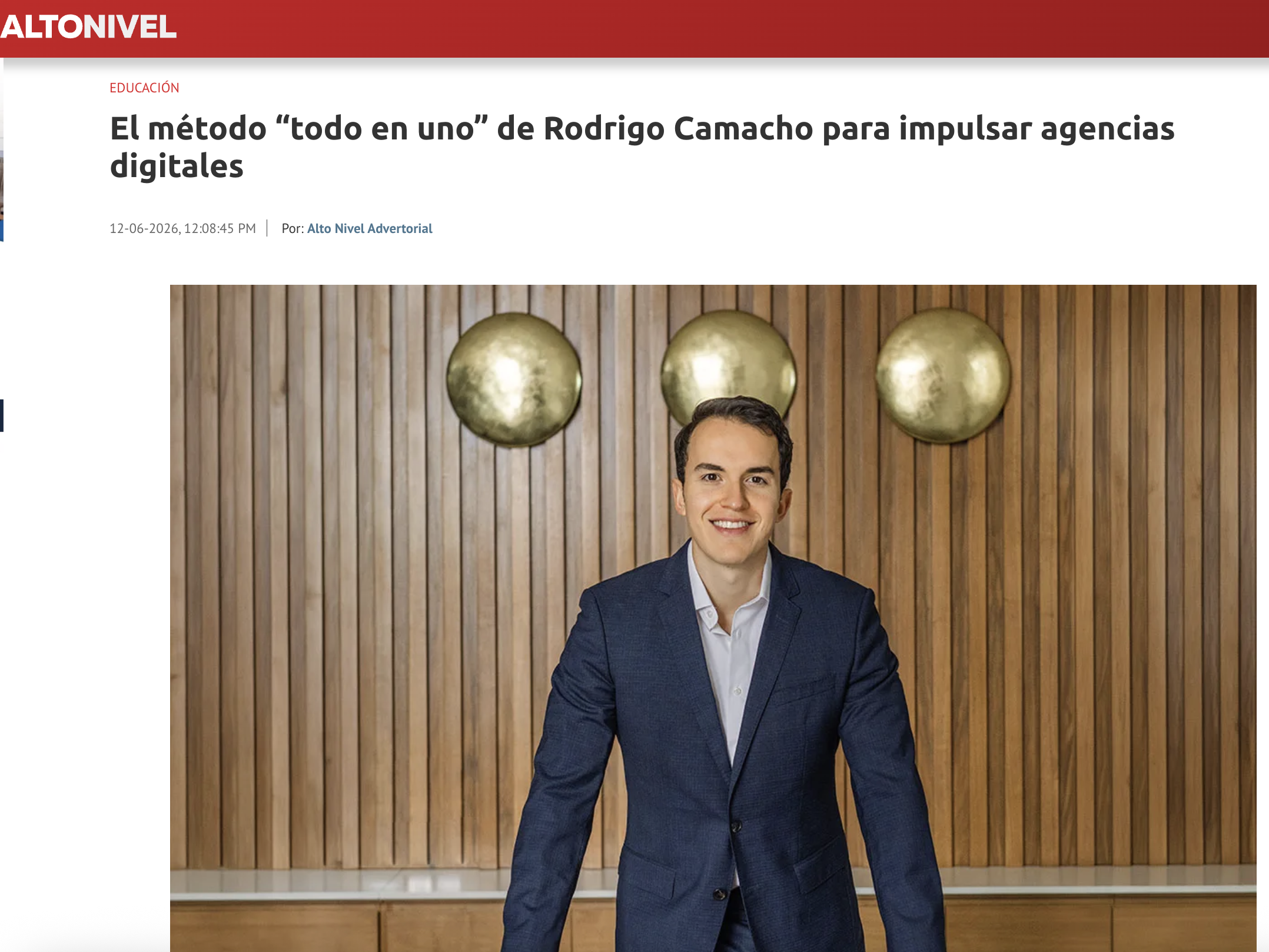 El método 'todo en uno' de Rodrigo Camacho para impulsar agencias digitales