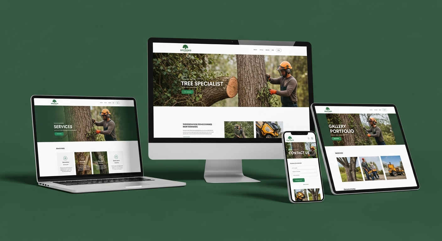 Tree Service Website Mockup