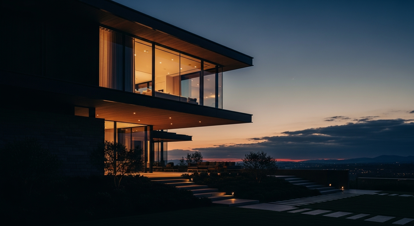 Peaceful modern home