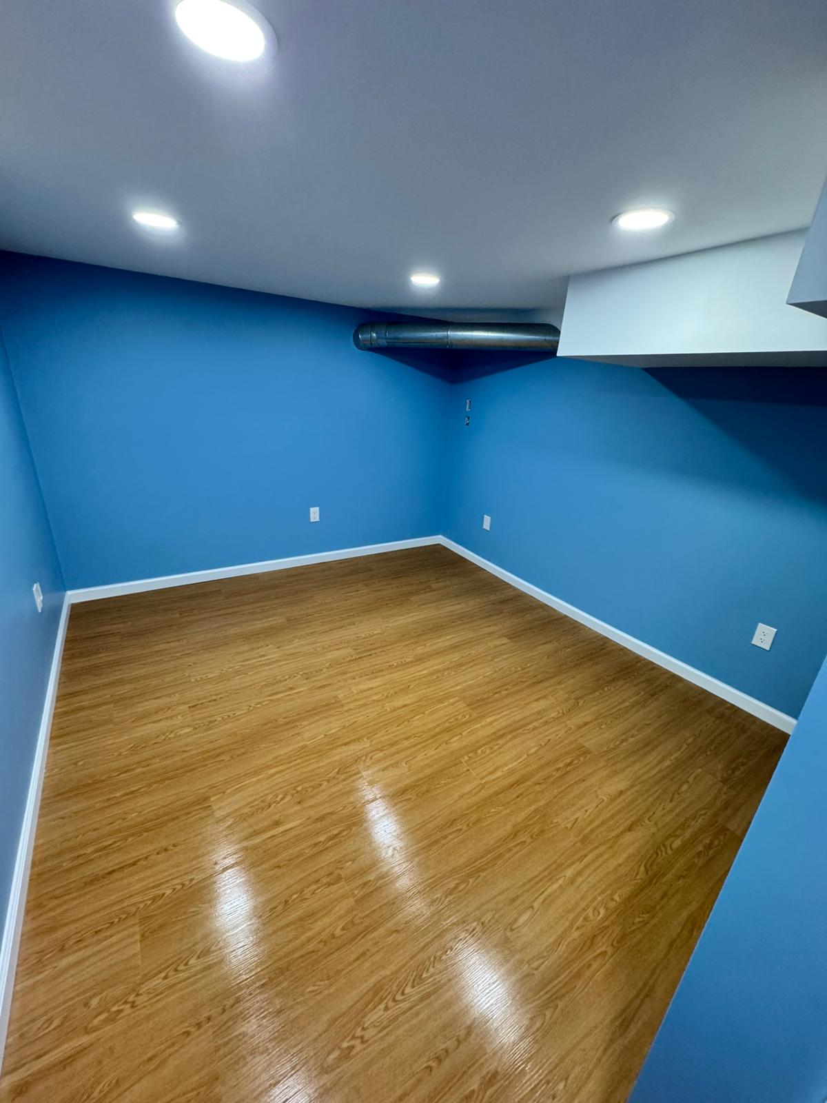 Commercial painting project by A Kingdom Construction Co.