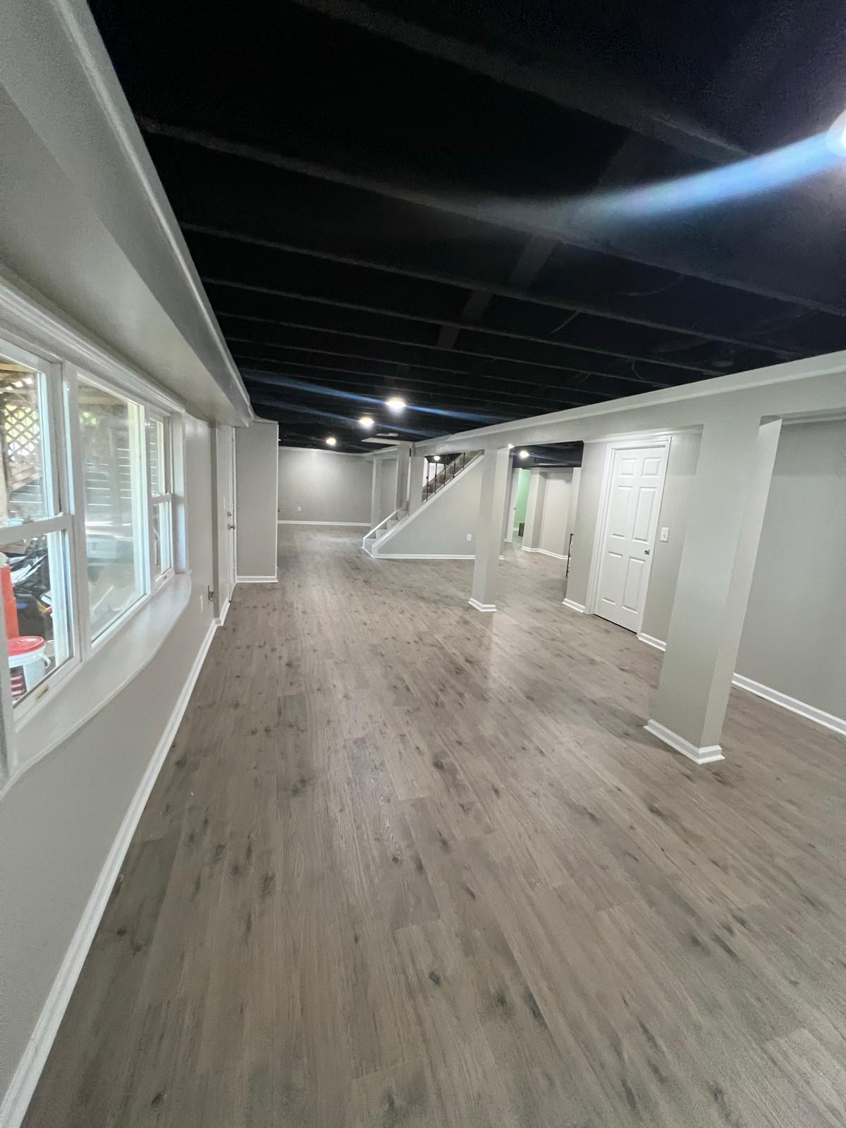 Tile flooring installation by A Kingdom Construction Co.