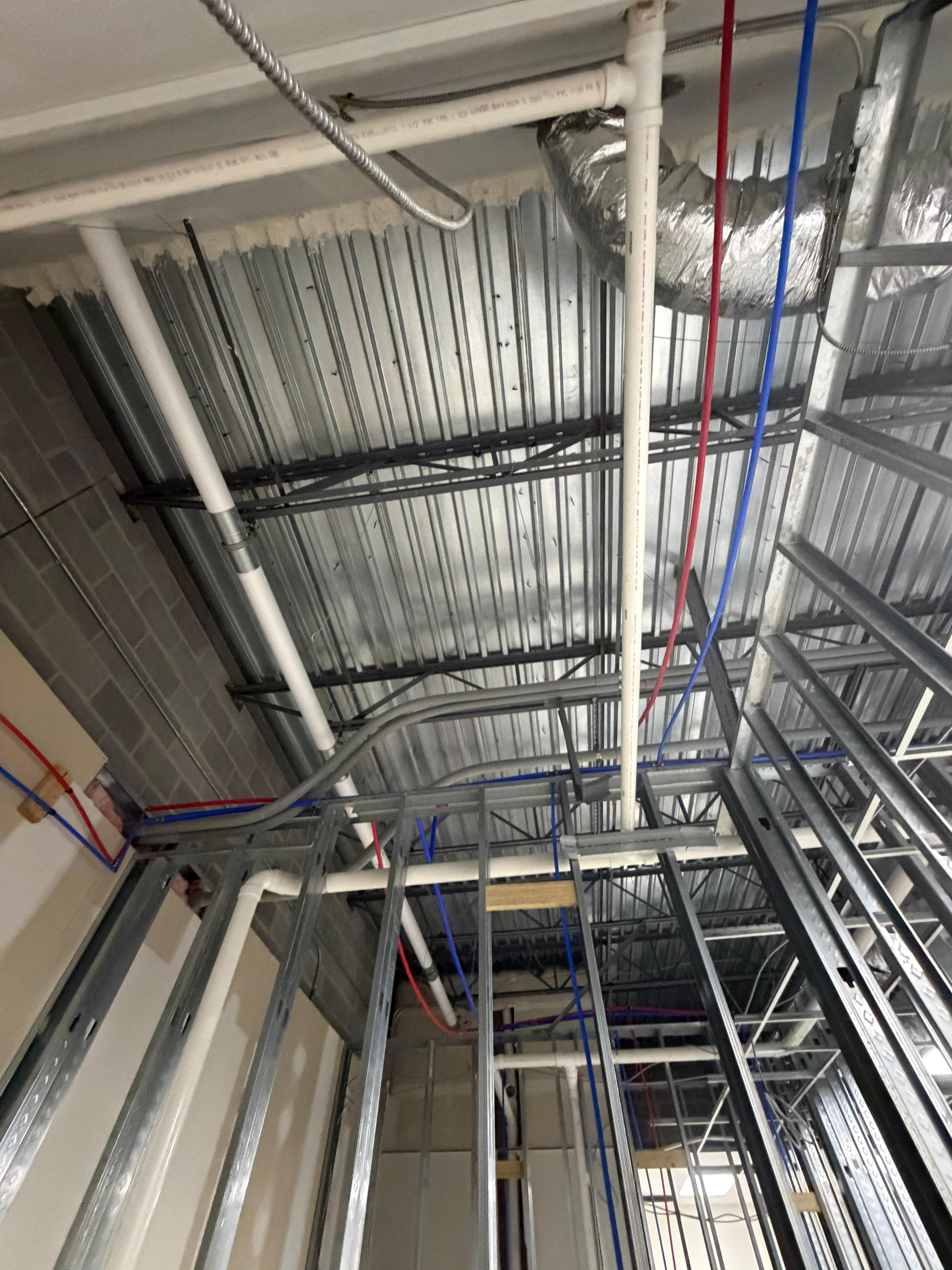 Plumbing fixture and piping installation by A Kingdom Construction Co.
