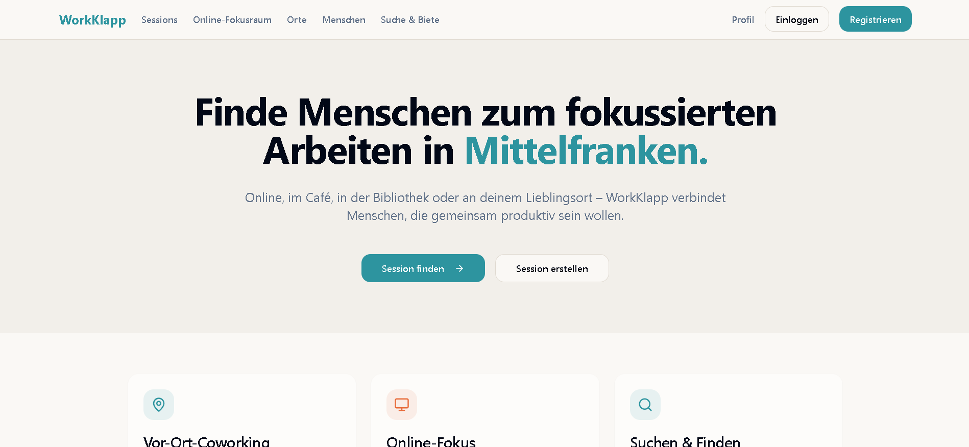 WorkKlapp Mockup