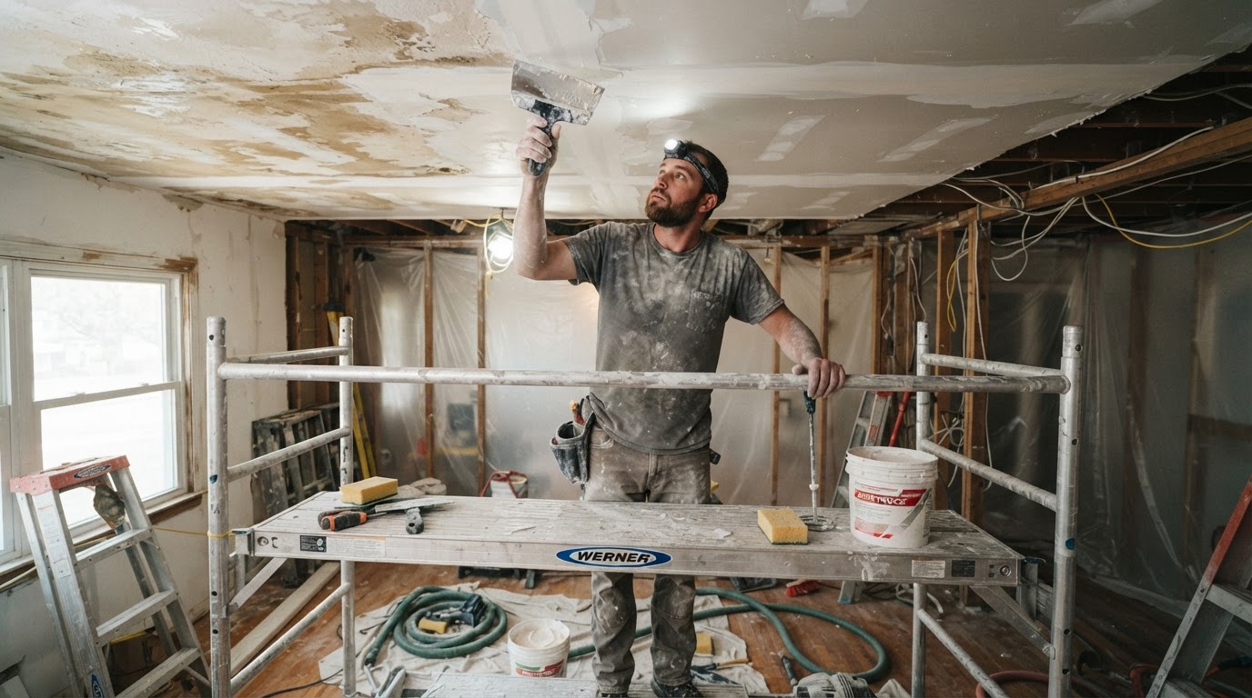 Ceiling Repair project 3