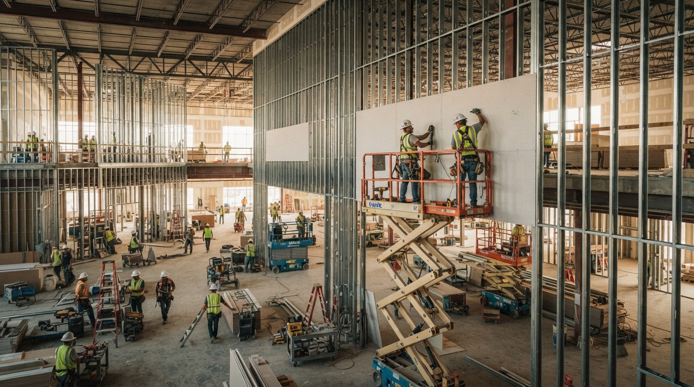 Commercial Drywall project 3