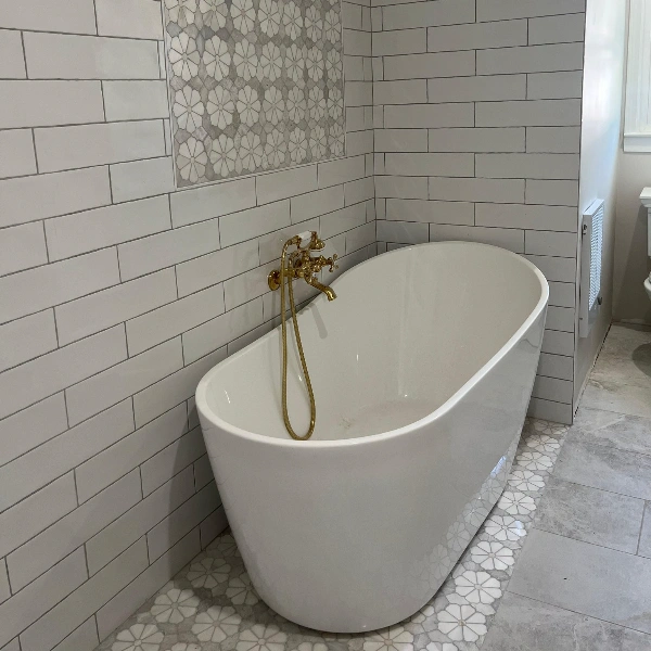 Elegant modern bathroom remodel