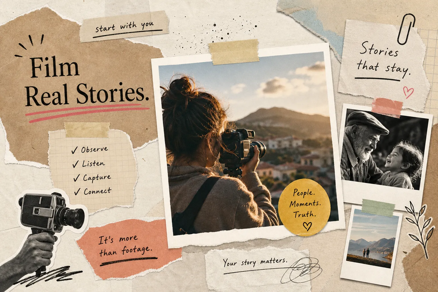 Film Real Stories Collage