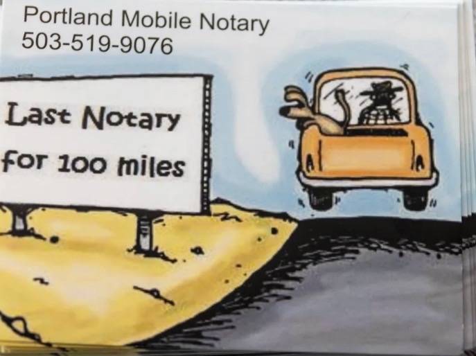 Portland Mobile Notary Logo