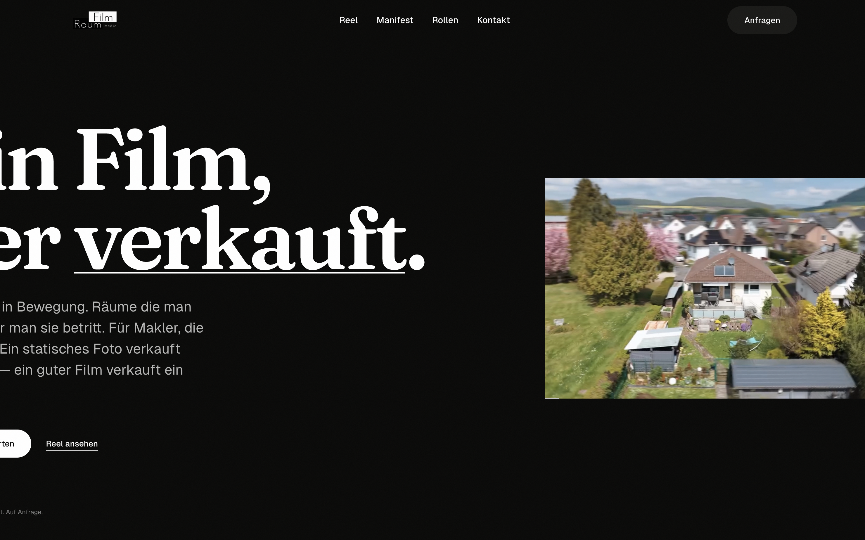 RAUMFILM – Website | WOUWEB Webdesign