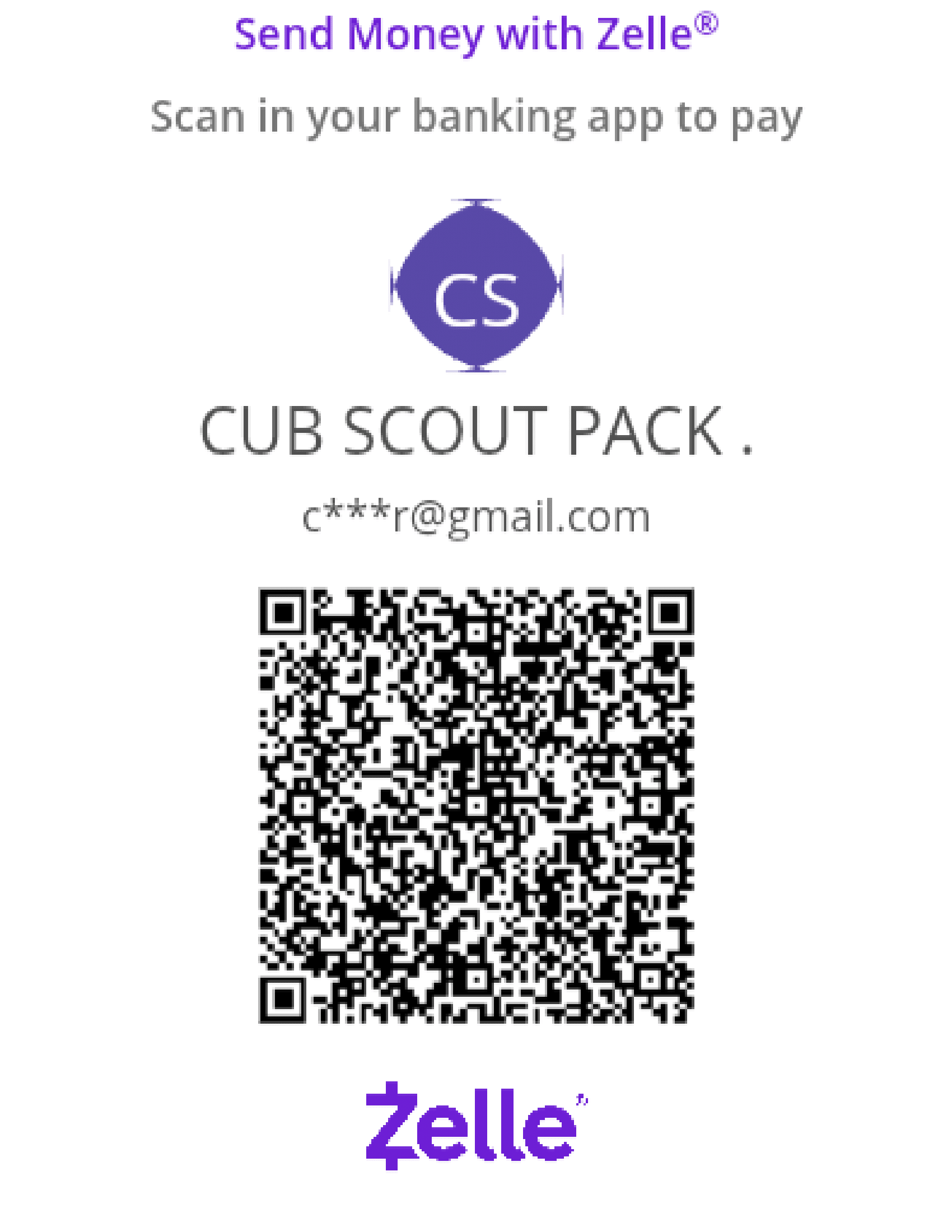 Zelle QR Code