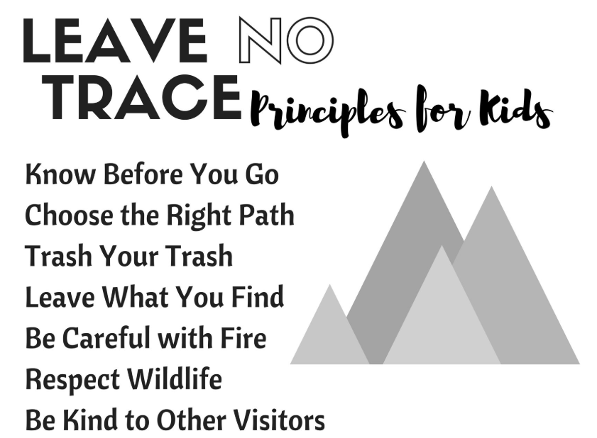 Leave No Trace Principles for Kids