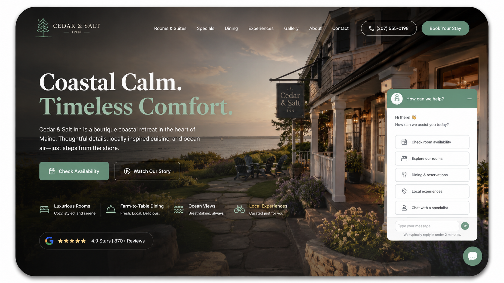 Cedar & Salt Inn