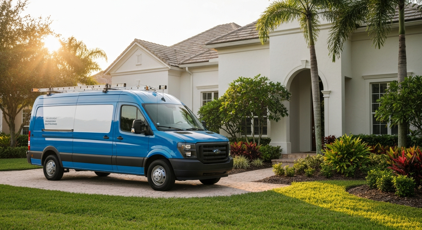 Alaska in Florida HVAC Van
