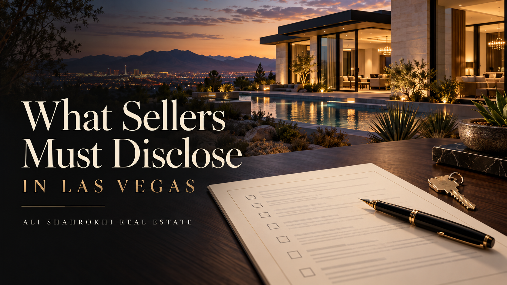 What Sellers Must Disclose in Las Vegas — Ali Shahrokhi Real Estate