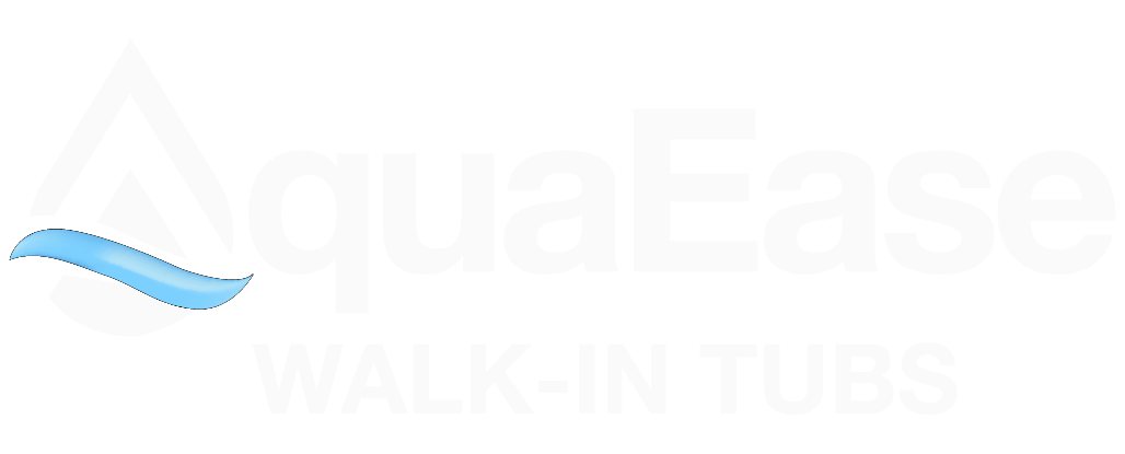 AquaEase walk-in tubs logo and branding, AI-powered home services automation.