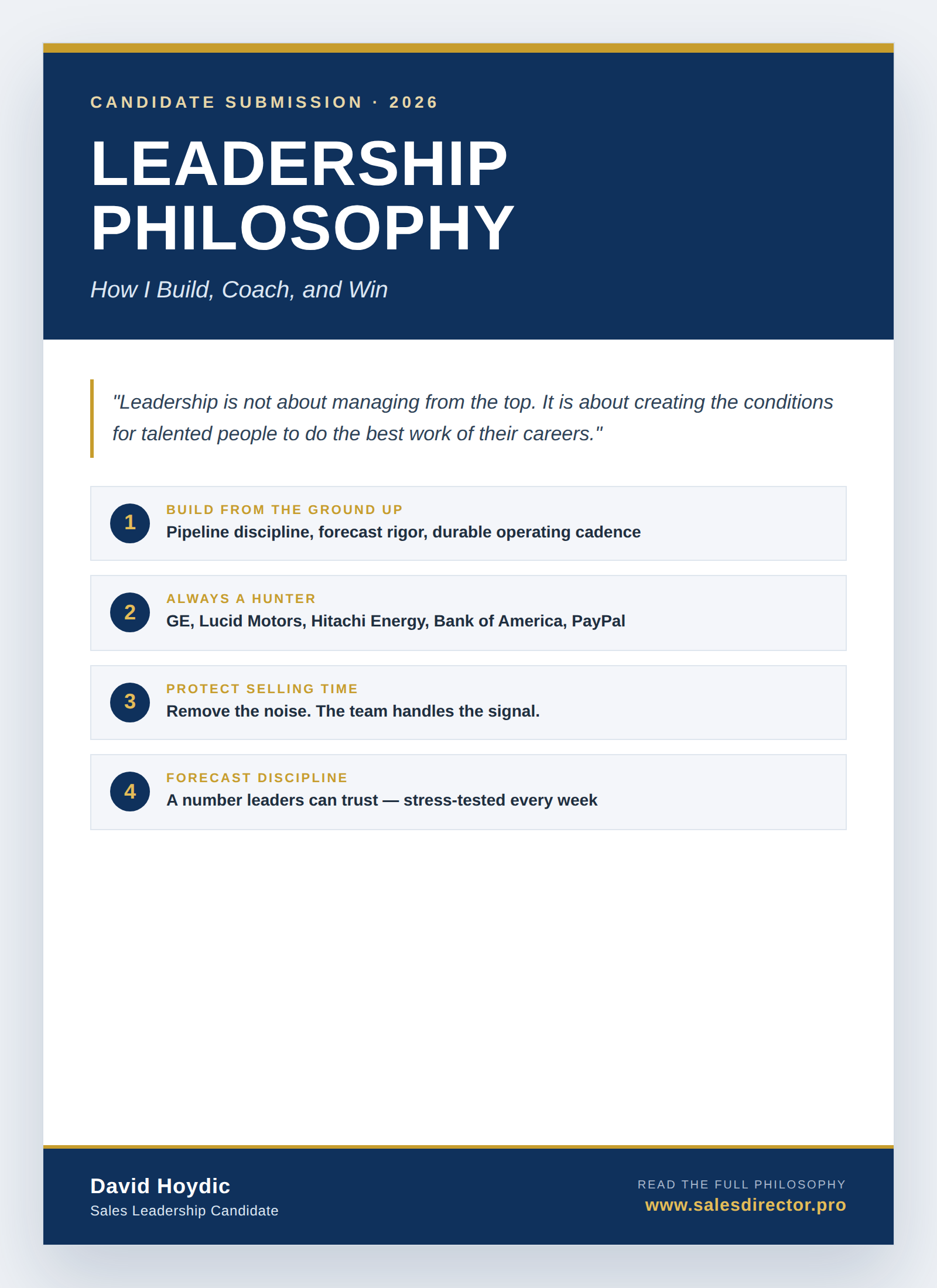 Leadership Philosophy Page 1