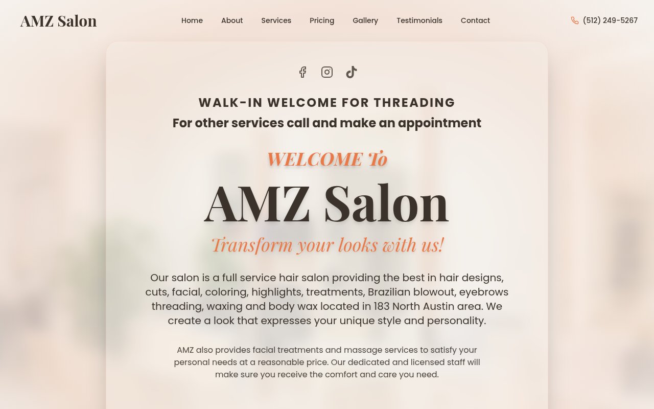 AMZ Salon desktop