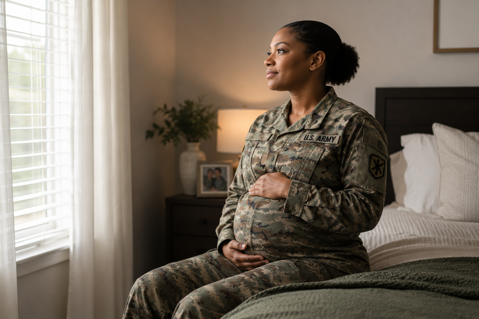 Pregnant military service member
