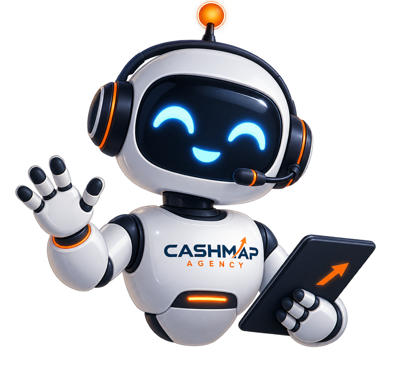 Cashmap Agency AI Receptionist robot assistant