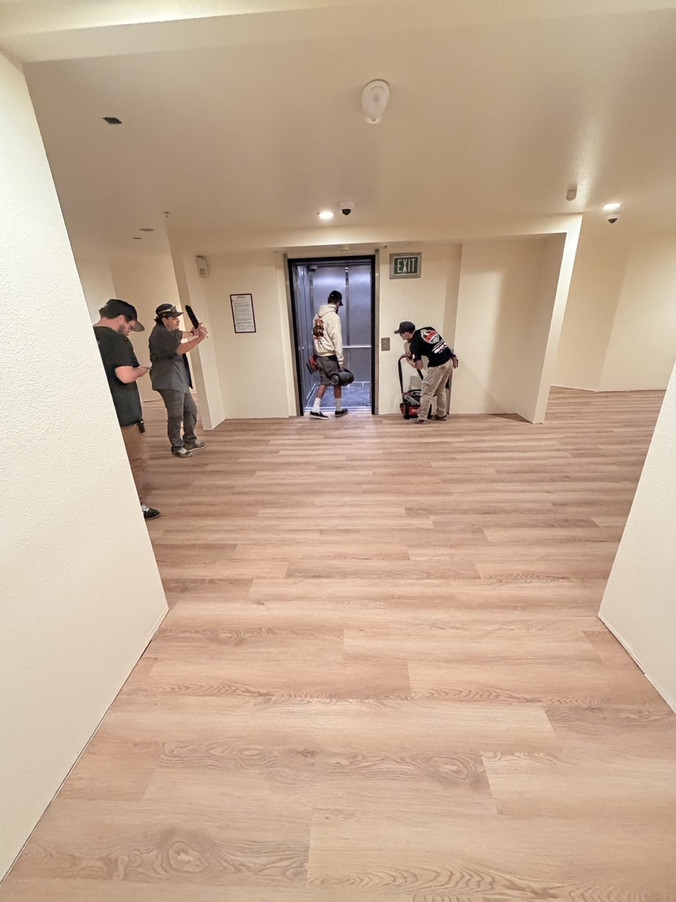 LVP Hallway Installation