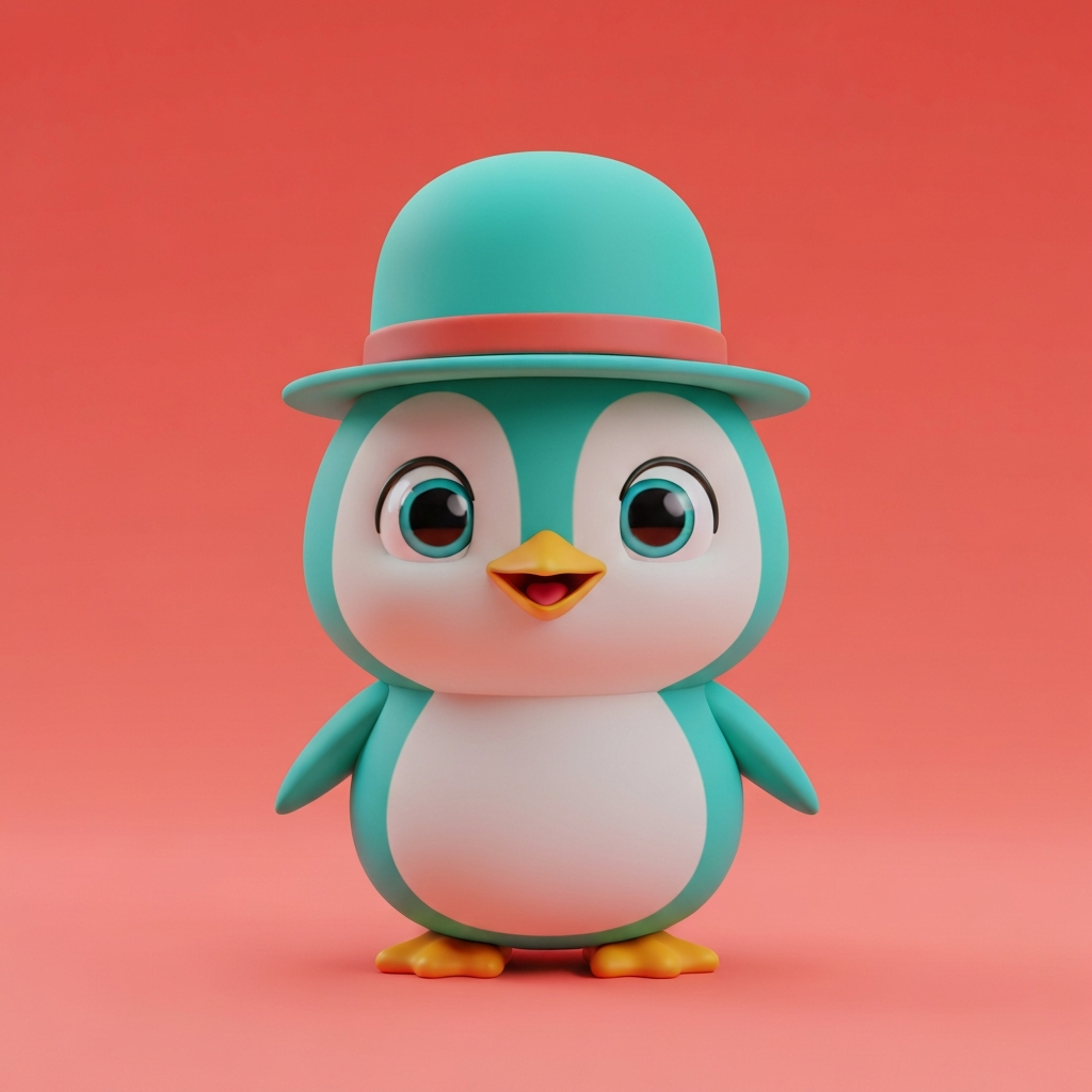 Fun Penguin Mascot