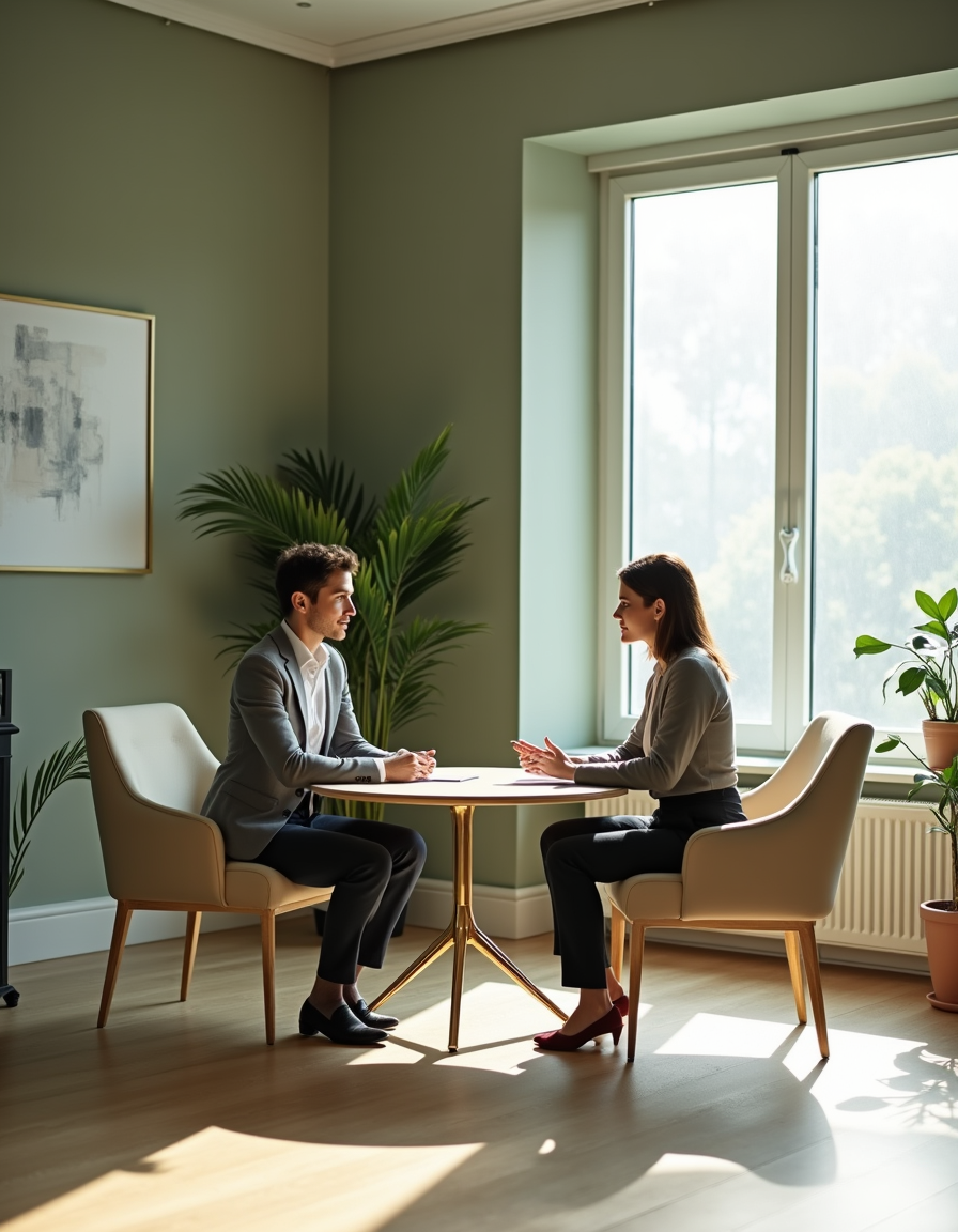 Laura Jeffries advising clients