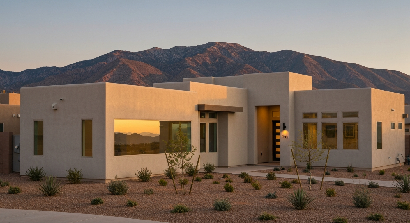 Modern new construction home
