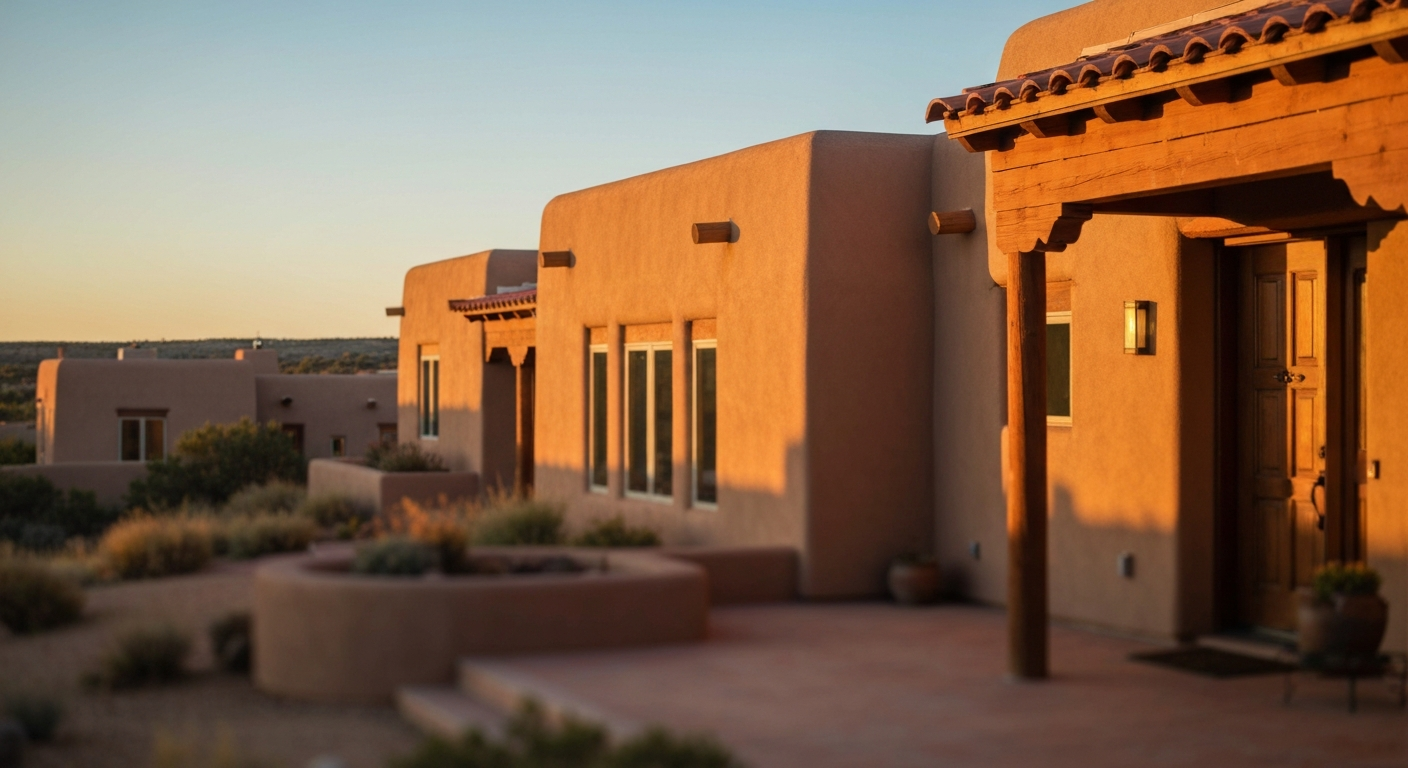 Warm, elegant New Mexico home conveying trust and calm