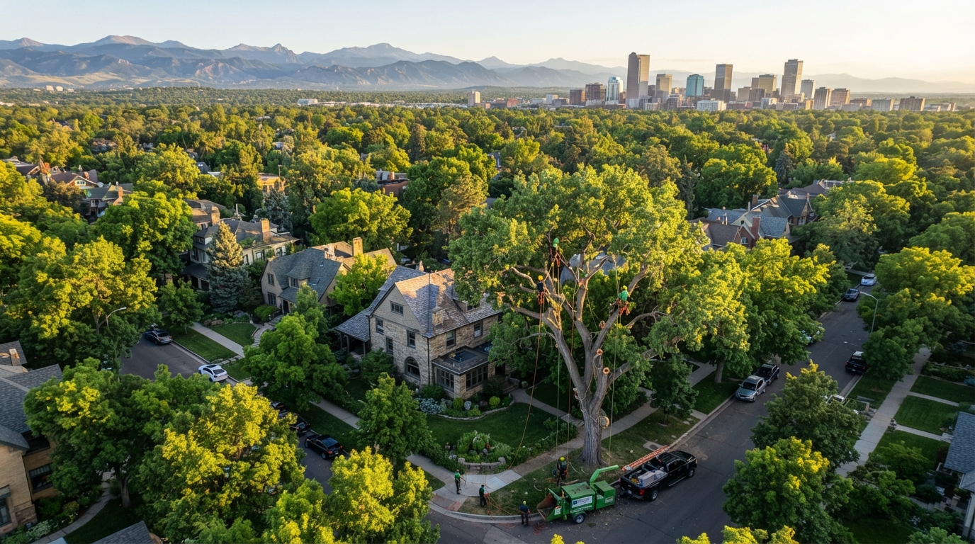 Professional tree care in Denver